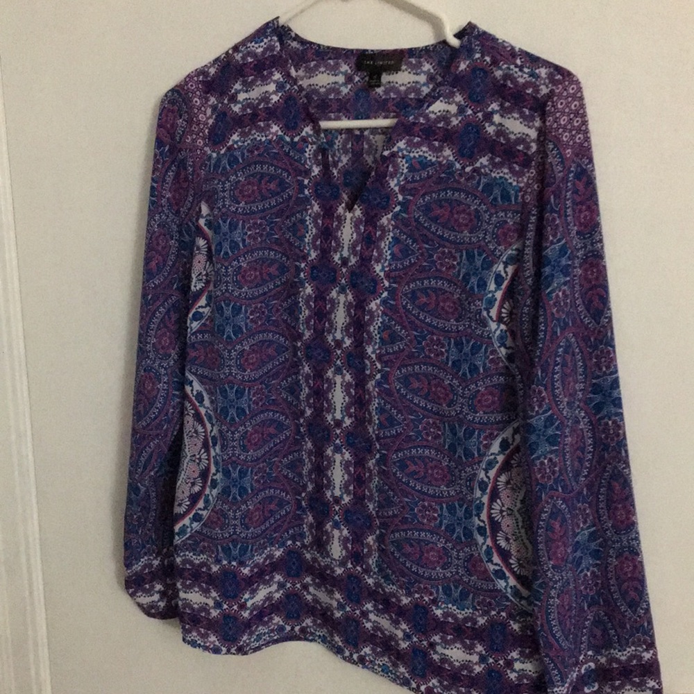 Long sleeve sheer shirt